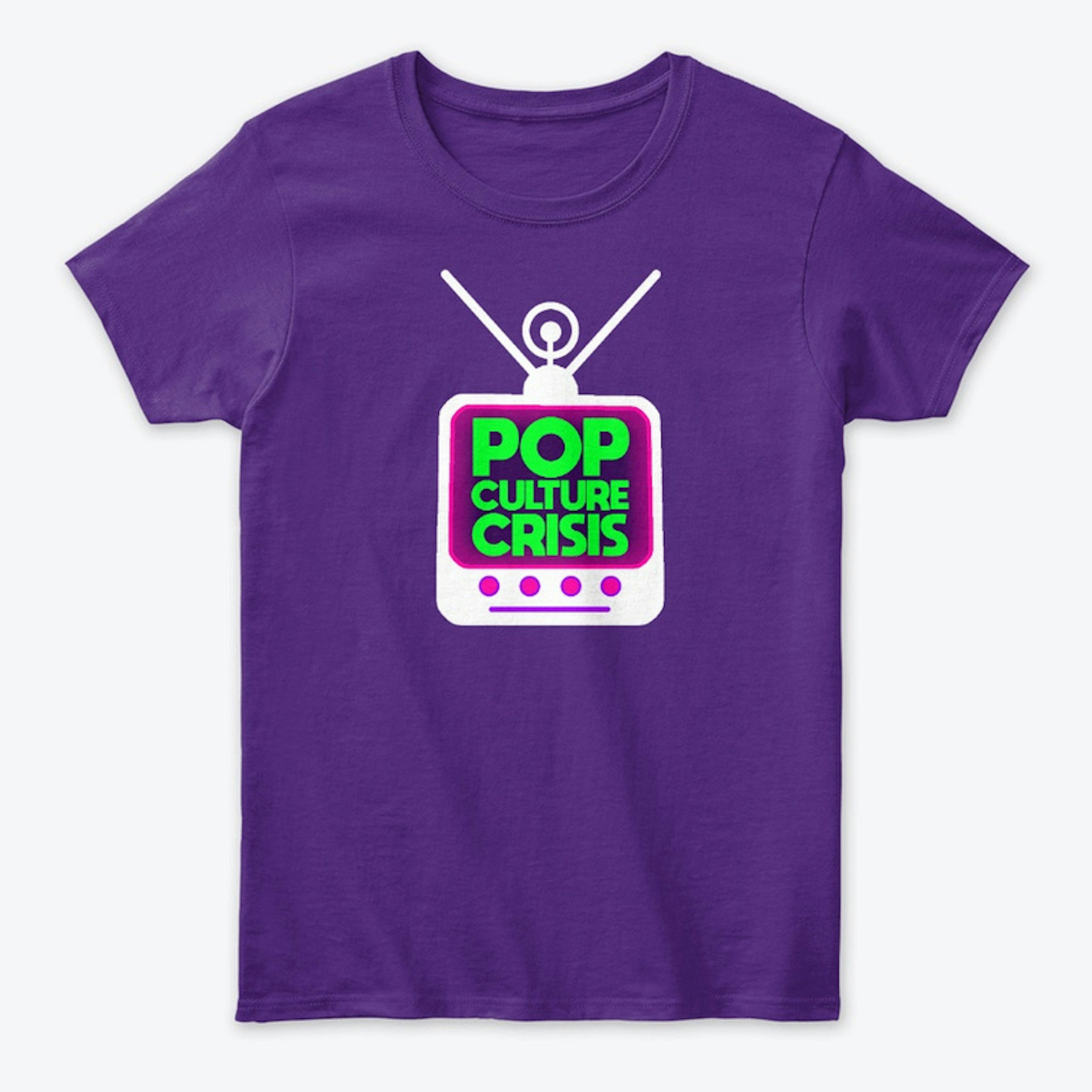 Pop Culture Crisis Logo Shirt